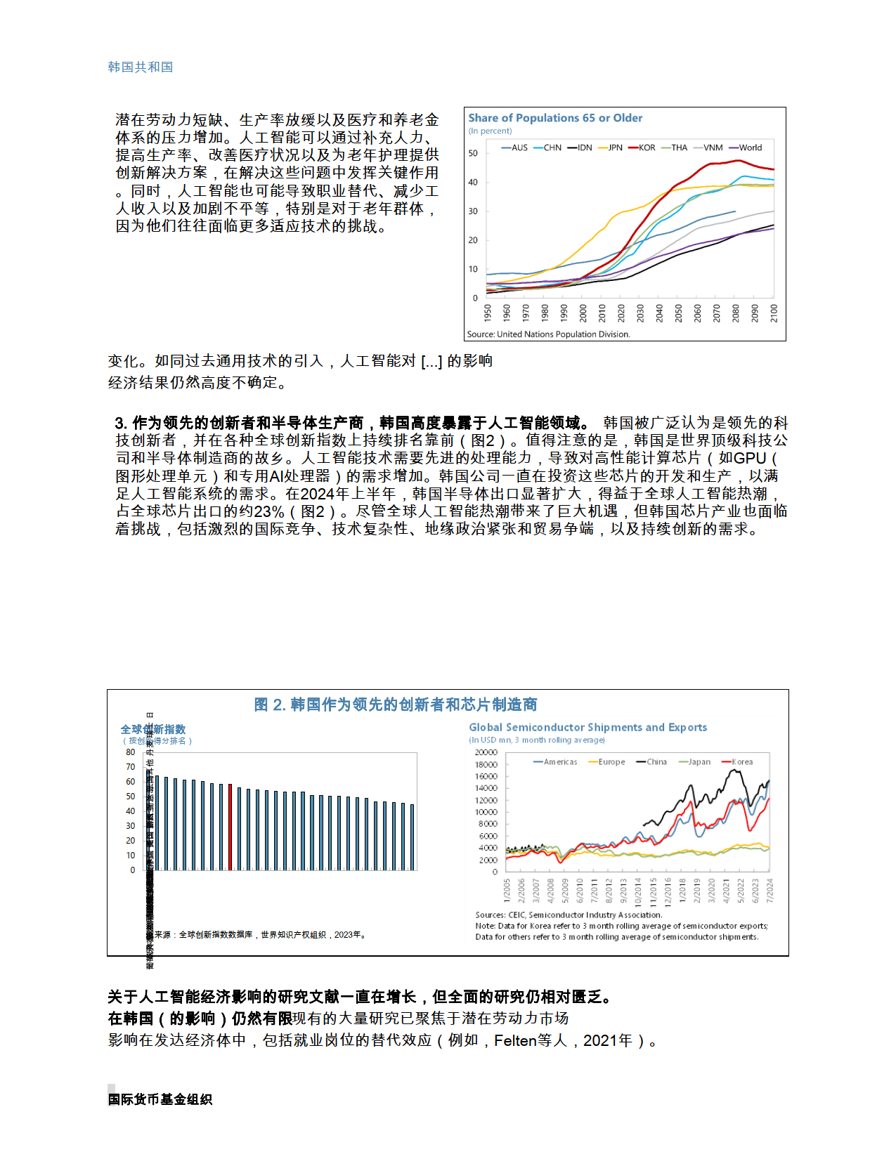 未来改变：韩国人工智能的影响-国际货币基金组织